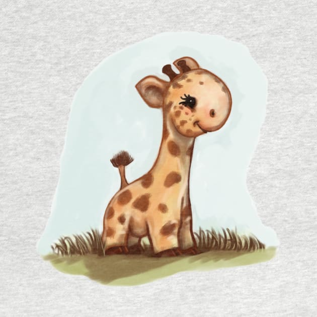 Baby giraffe by Artofokan